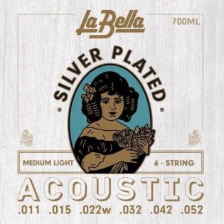 La Bella Silver Plated 700ML Acoustic 011 - 052